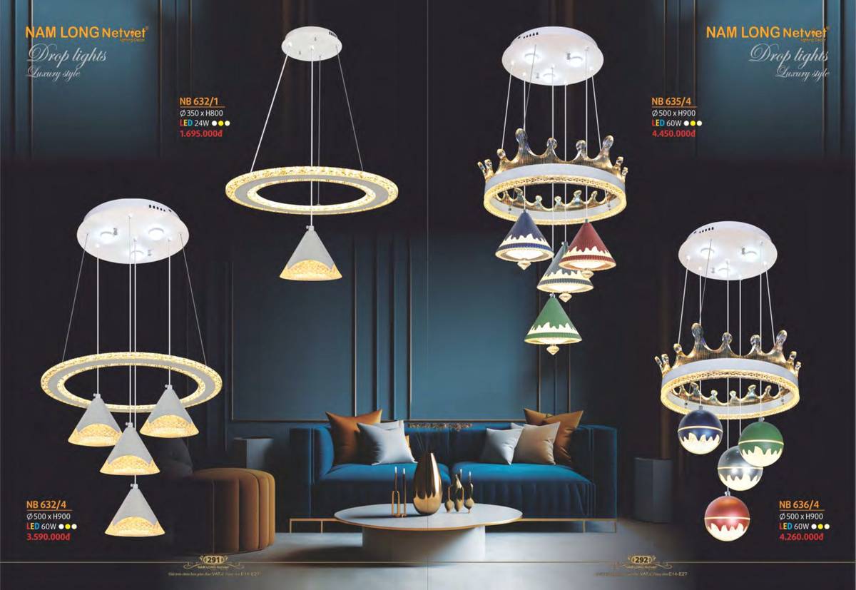 Đèn trang trí NAM LONG Catalogue và Bảng giá tại Bình Dương /Page 40